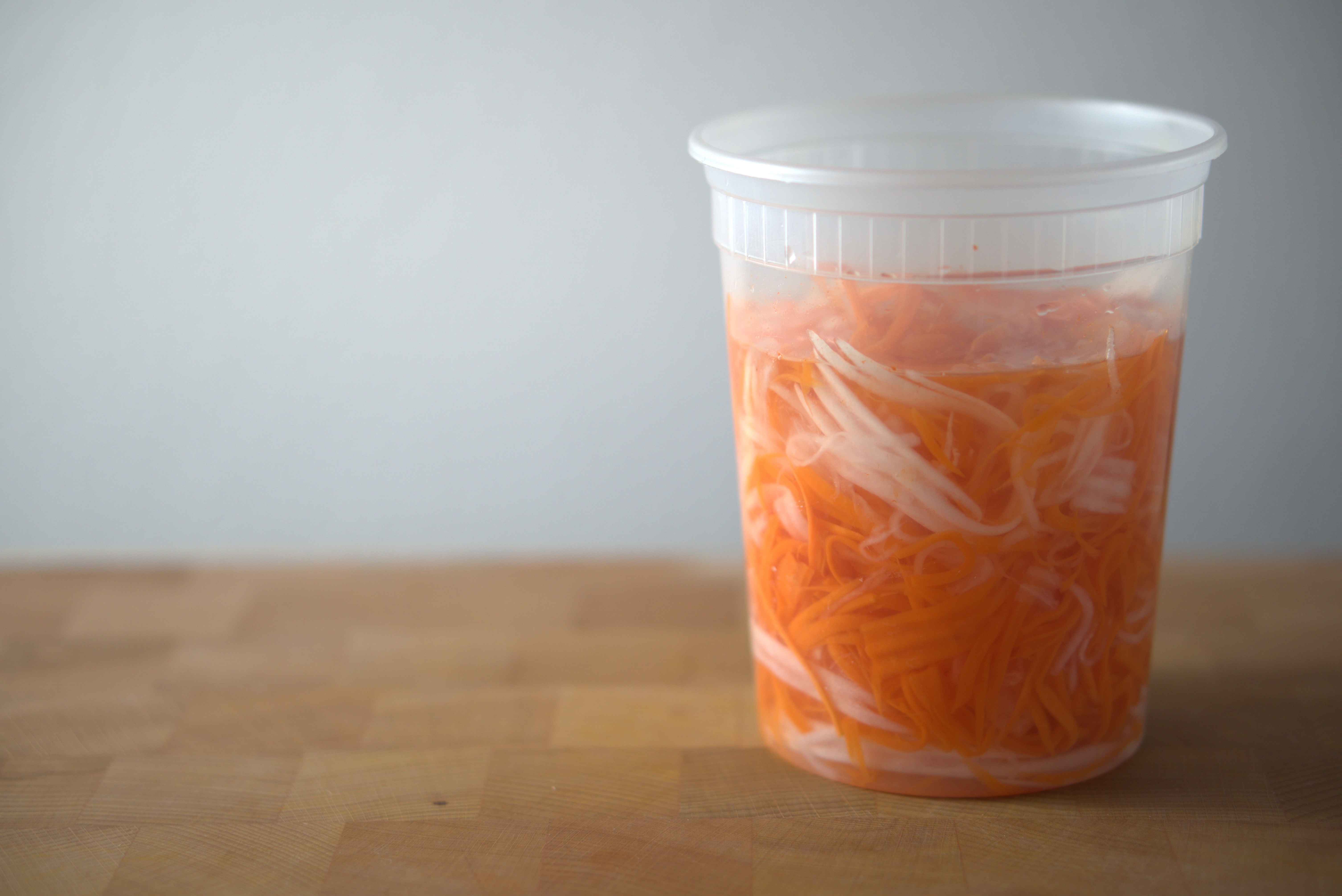 Vietnamese Pickled Carrots and Daikon